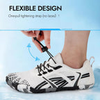 Athmile Barefoot Shoes Women Water Shoes Wide Toe Non-Slip Aqua Beach Quick-Dry For Swim Kayak Lake Pool River Hiking Surfing Boating Fishing Diving Cruise Ship Essentials