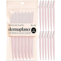 Kitsch Dermaplane Razor for Women Face – Face Razors for Women & Men, Eyebrow Trimmer & Face Shaver – Exfoliating Facial Razor & Skin Care Tool for Smoother Skin - Blush, 12 pcs