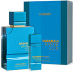 Al Haramain Amber Oud Eau De Parfum – Aqua Dubai – Oud Cologne + Atomizer – Men'S Perfume For Men: Bergamot, Green Notes, Mandarin, Melon, Pineapple, Amber, Vanilla, Musk, Mens Fragrances (2.5 Oz)