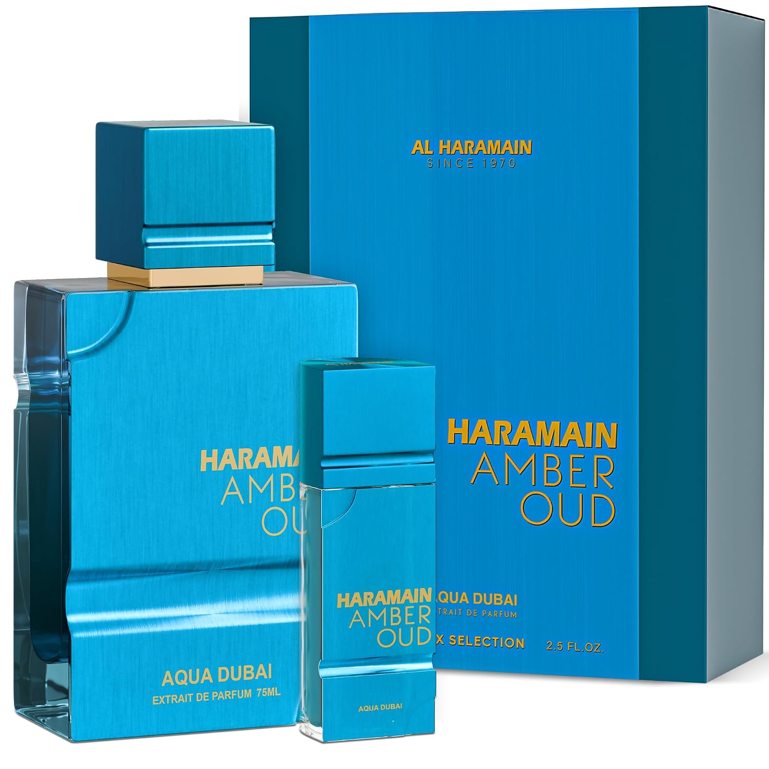 Al Haramain Amber Oud Eau De Parfum – Aqua Dubai – Oud Cologne + Atomizer – Men'S Perfume For Men: Bergamot, Green Notes, Mandarin, Melon, Pineapple, Amber, Vanilla, Musk, Mens Fragrances (2.5 Oz)