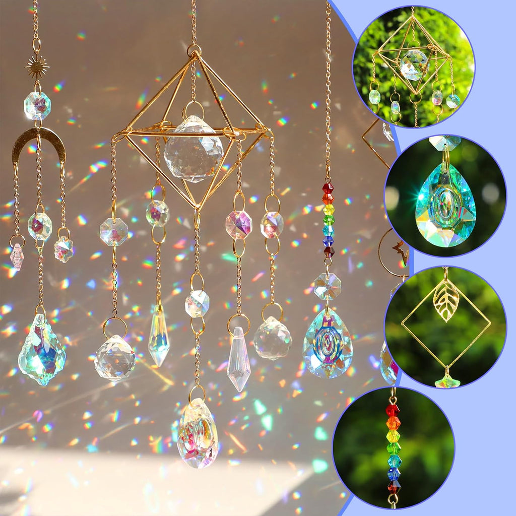 Diy Suncatchers, 400Pcs Sun Catchers Supplies Kit Art And Crafts For Adults