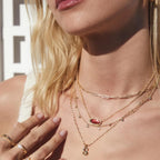 Kendra Scott Courtney Paperclip Necklace, Fashion Jewelry for Women