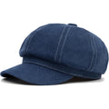 Qhfhulv Womens Newsboy Hat - 8 Panels Vintage Gatsby Cabbie Hat - Trendy Visor Paperboy Beret Octagonal Cap