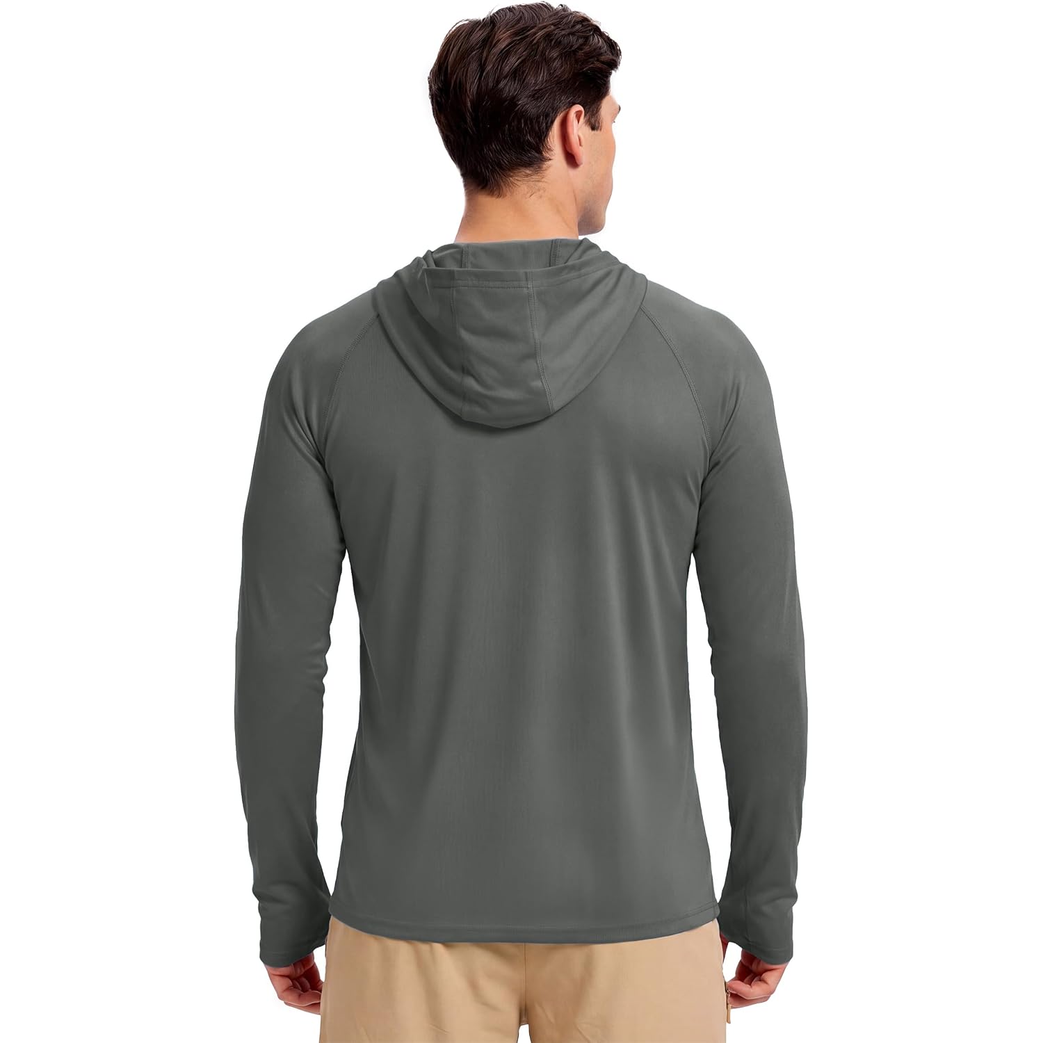 Boladeci Men'S Upf 50+ Sun Protection Hoodie Shirts Lightweight Long Sleeve Rash Guard Fishing Swim Shirts