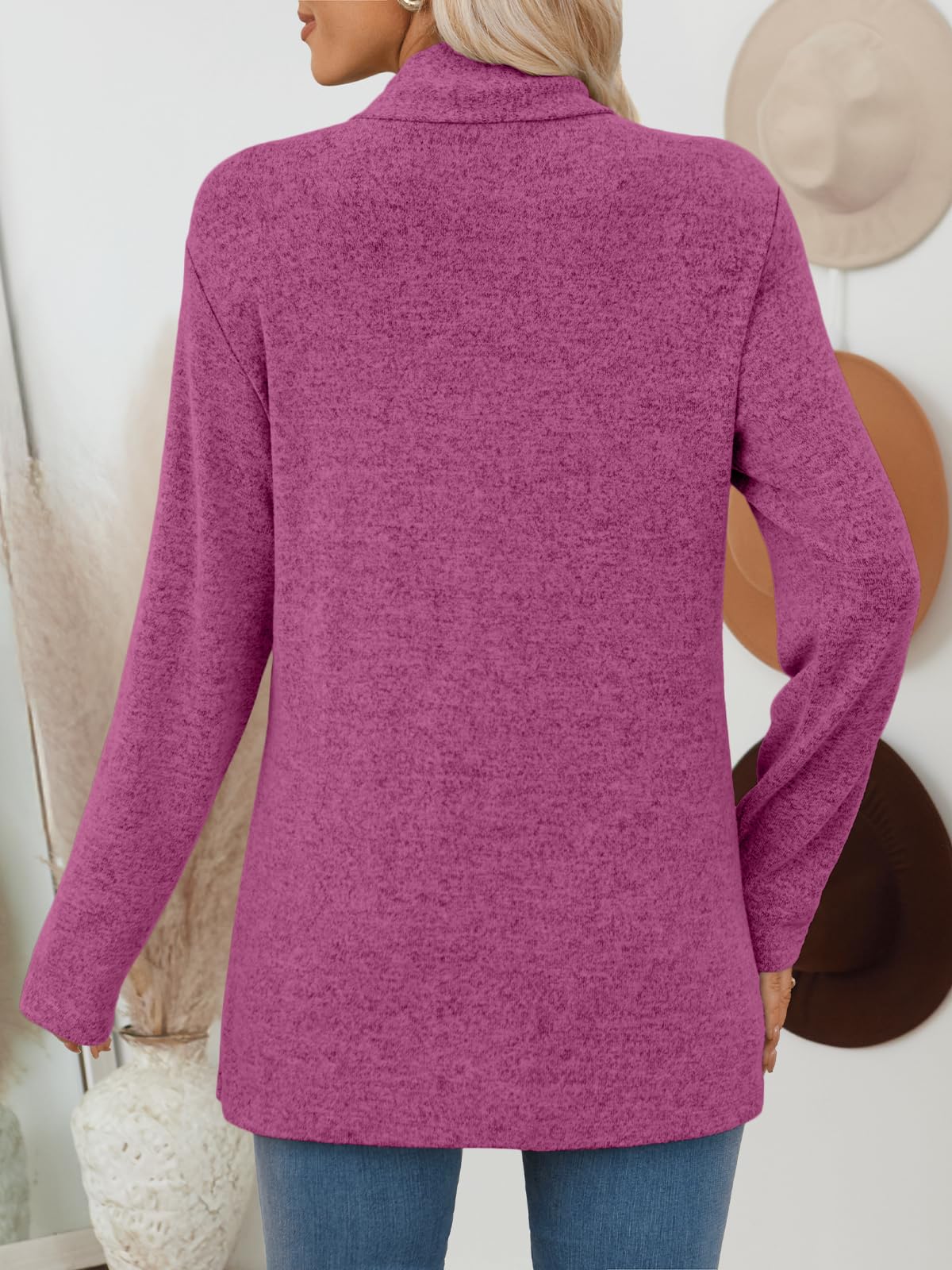 LILLUSORY Cardigan for Women Lightweight Cardigans Fall Fashion Outfits | Open Front Long Cardigan with Pockets, Business Casual Travel Outfits