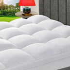 Queen Mattress Topper, Extra Thick Pillow Top Mattress Pad For Back Pain Relief, Cooling Bed Topper Mattress Cover With 8-21 Inch Deep Pocket