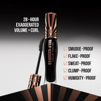 Charlotte Tilbury Exagger-Eyes Instant Volume Mascara Makeup – Volumizing, Lengthening, No‑Clump Mascara with 28‑Hour Smudge‑Proof & Flake‑Proof Wear – All Day Wear Formula