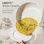 CAROTE Pots and Pans Set, Nonstick Cookware Sets, 21pcs Induction Cookware Kitchen Set Non Stick Cooking Set w/Frying Pans & Saucepans (PFOS, PFOA Free)