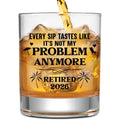 NewEleven Retirement Gifts For Men 2026 - Coworker Leaving, Goodbye Gift, Farewell Gifts For Coworkers, Friends, Dad, Grandpa - Retirement Gift For Men From Friend, Family, Colleague - Whiskey Glass