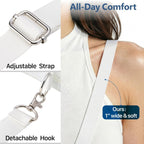 PACKISM Clear Bag for Stadium Events - Clear Purses for Women Stadium Crossbody Concert Bag for Game Day, Sports, Festival
