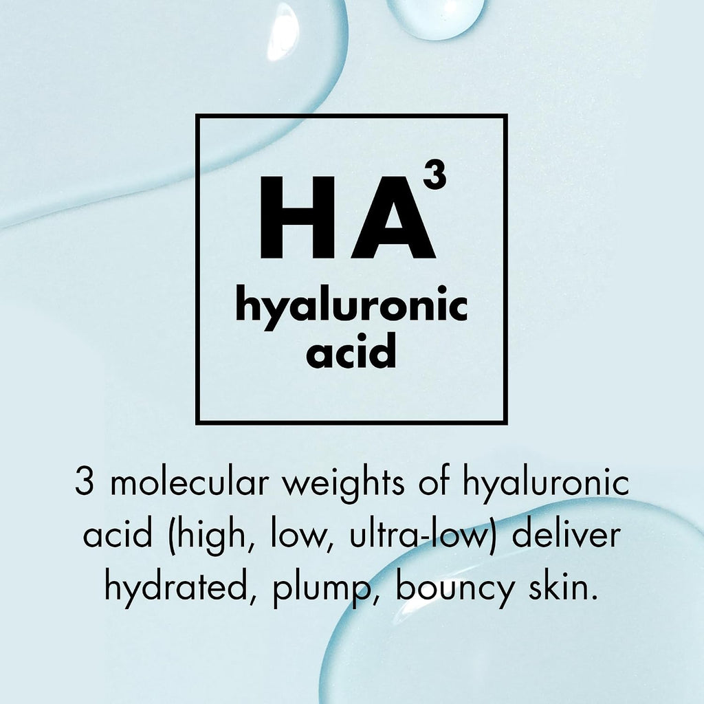 E.L.F. Skin Holy Hydration! Triple Bounce Serum, 1.7% Hyaluronic Acid Serum For Plump, Bouncy Skin, Moisturizing & Hydrating, Vegan & Cruelty-Free