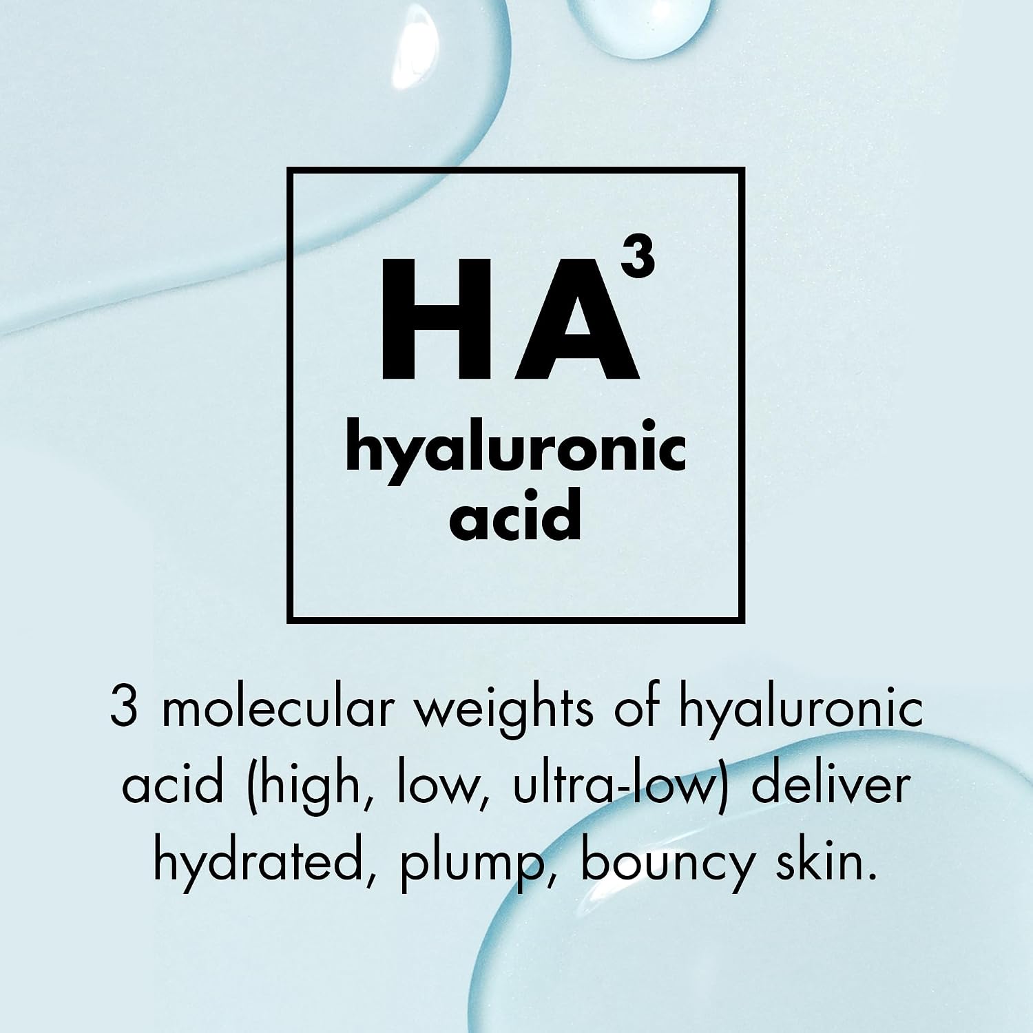 E.L.F. Skin Holy Hydration! Triple Bounce Serum, 1.7% Hyaluronic Acid Serum For Plump, Bouncy Skin, Moisturizing & Hydrating, Vegan & Cruelty-Free
