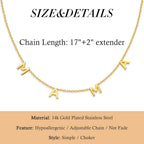 SmileBelle Necklaces for Women as First Mothers Day Gifts, Mama Necklace as New Mom Gifts Gigi Necklace as Gigi Gift Mimi Necklaces as Gift for Mimi First Time Mommy Jewelry for Expecting Mother