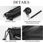 Befen Genuine Leather Wristlet Clutch Wallet Purses With Rfid Blocking, Small Crossbody Bags Shoulder Handbag For Women