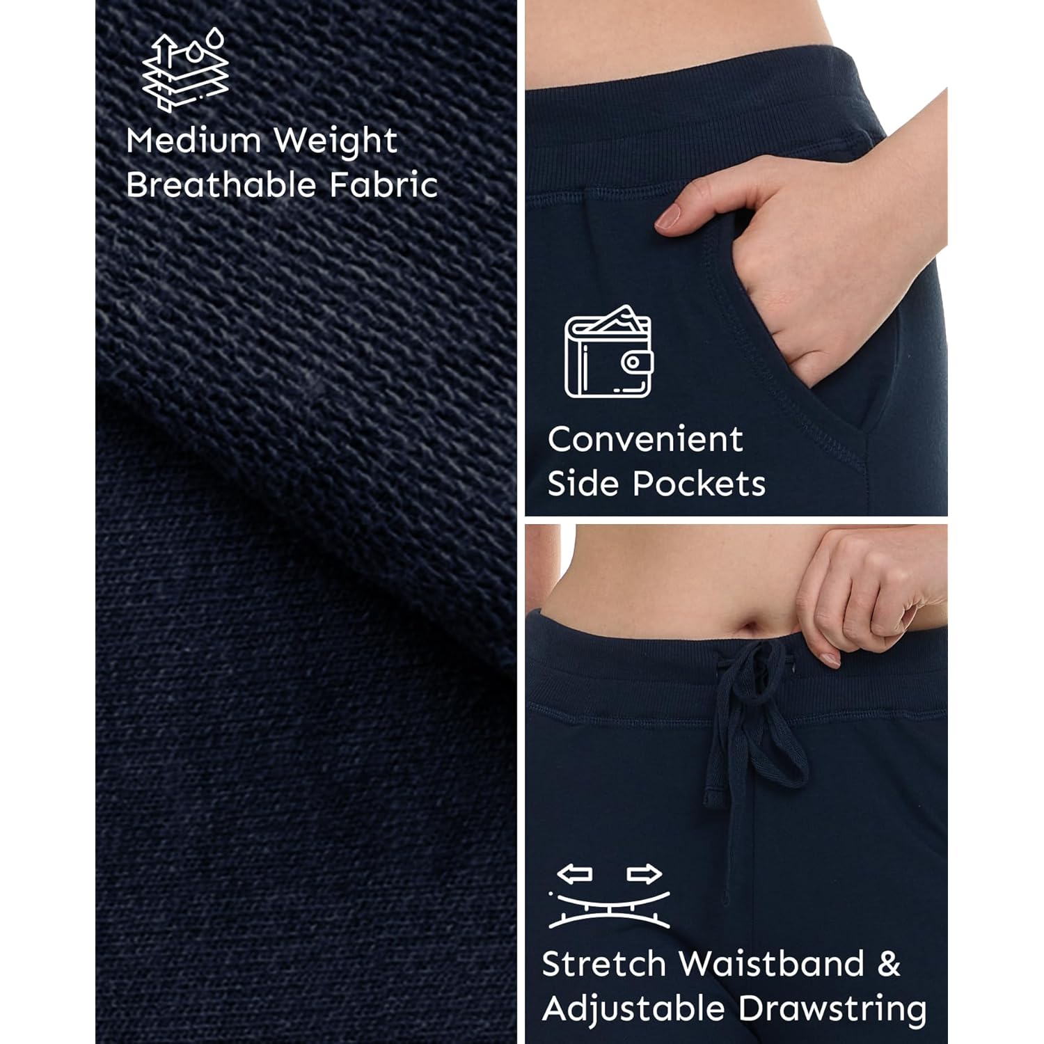 Women's 3 Pack Active Wear Lounge Yoga Gym Casual Sport Shorts