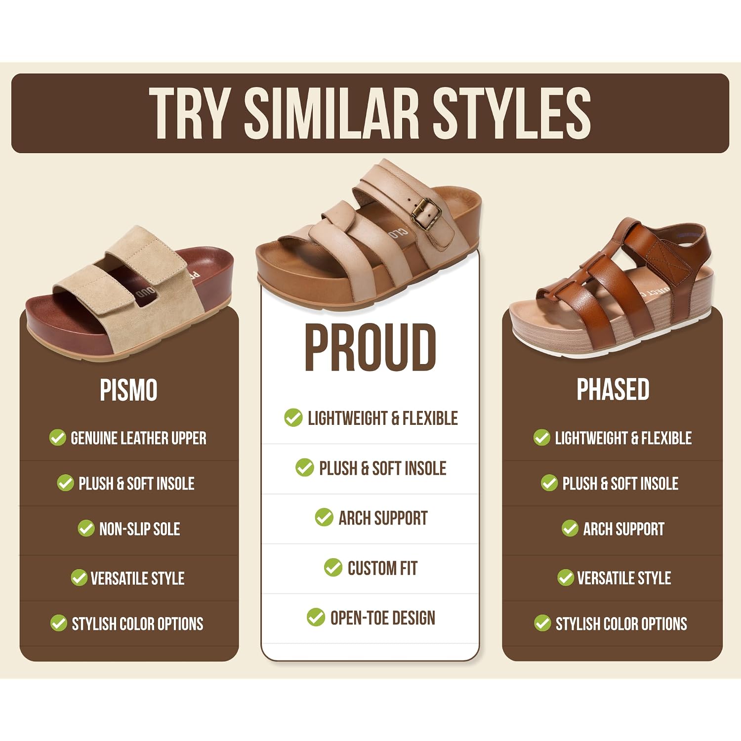 Project Cloud Platform Sandals Women – Strappy Wedges With Comfortable Plush & Soft Insole – Lightweight & Non Slip Platform Sandals For Women 2026
