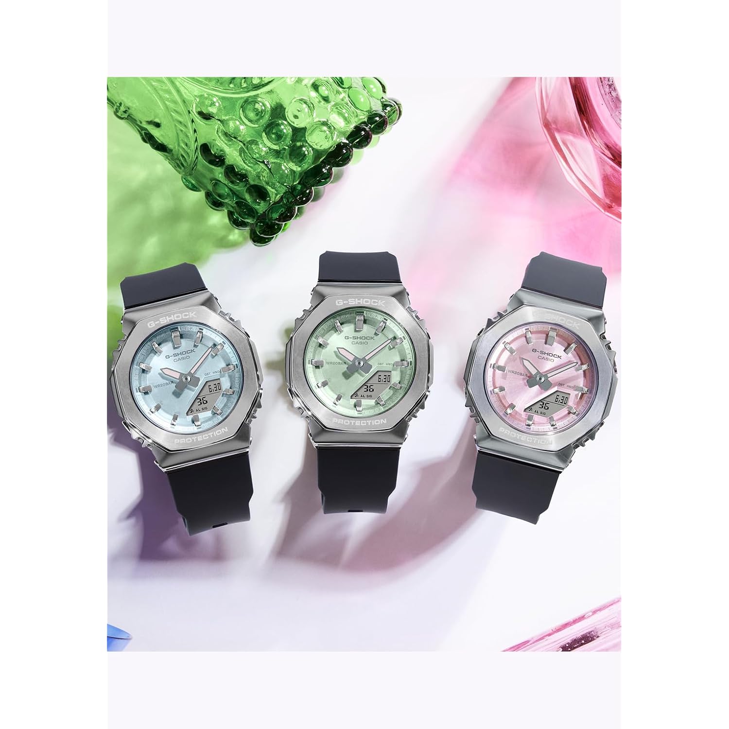 Casio Gm-S2110 Wristwatch, Metal Cover, Biomass Plastic
