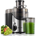 Juicer Machines, Juilist 3" Wide Mouth Juicer Extractor Max Power 800W, for Vegetable and Fruit with 3-Speed Setting, 400W Motor, Easy to Clean