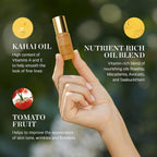 Kora Organics Noni Radiant Eye Oil With Rose Quartz Roller Ball Applicator, Under Eye Roller Serum That Helps Reduce Puffiness, Dark Circles & Wrinkles, Certified Organic, Cruelty Free, 0.34 Fl Oz