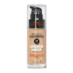 Revlon Liquid Foundation, ColorStay Face Makeup for Combination & Oily Skin, SPF 15, Medium-Full Coverage with Matte Finish, 150 Buff, 1 Fl Oz