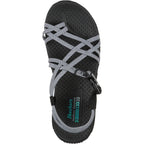 Skechers Women'S Reggae Irie Mon Multi-Strap Toe Thong Sandal