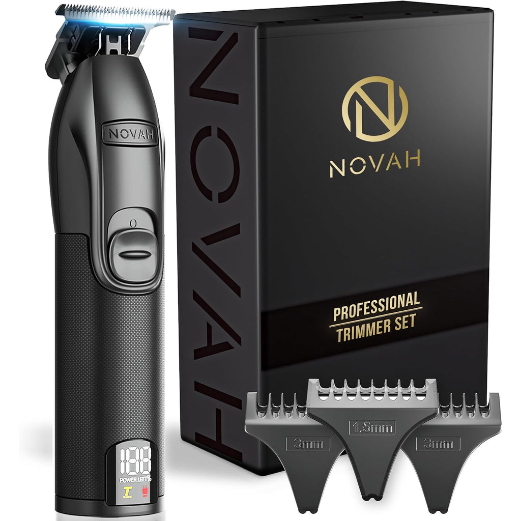 Novah Grooming Professional Hair Trimmer For Men, Barber Trimmer Cordless T Trimmers For Barbers
