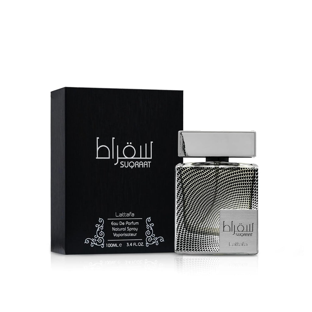 Lattafa Perfumes Suqraat for Men Eau de Parfum Spray, 3.4 Ounce