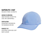 adidas Women's Superlite Hat – Lightweight Athletic Running Cap for Workouts