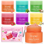 6 Pack Lip Sleeping Mask– Overnight Deep Hydrating Treatment For Dry Lips, Reduce Lip Lines &Improve Lip Color With Instant Hydration, Thank You Gifts, Birthday Gifts, Skincare Gifts For Women