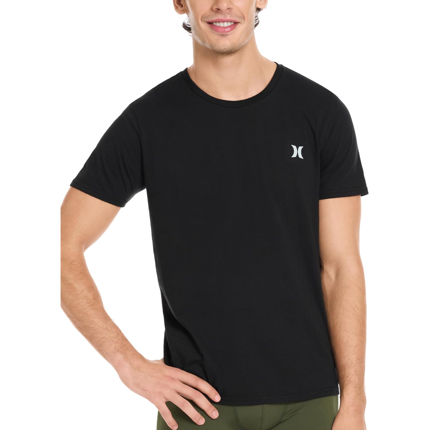 Hurley Men'S 2 Pack Cotton Crewneck Short Sleeve T-Shirt