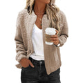 Evaless Bomber Jackets For Women Spring Fashion 2026 Cute Jacquard Coats Lightweight Zip Up Jackets Dressy Casual