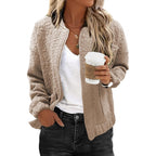 Evaless Bomber Jackets For Women Spring Fashion 2026 Cute Jacquard Coats Lightweight Zip Up Jackets Dressy Casual