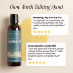 Soulsation Pure Jojoba Oil For Skin, Hair, Face & Body – 100% Natural, Cold Pressed, Unrefined | Non-Gmo, Ewg Verified, Cruelty-Free, Vegan Moisturizing Oil For Dry Skin, Scalp & Beard 4Oz