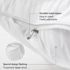18 X 18 Pillow Inserts (Set Of 2) - 18 Inch Square Interior Sofa Throw Pillow With 100% Cotton Cover - Decorative Pillow Insert Pair - White Couch Pillow