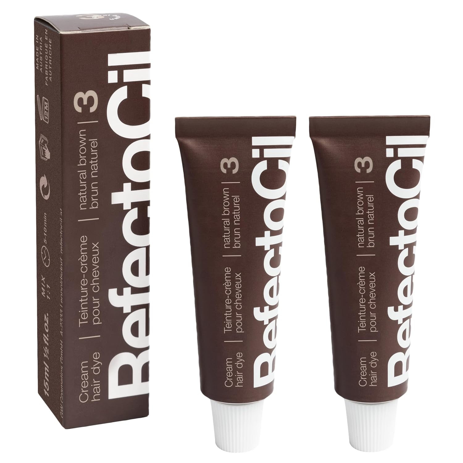 RefectoCil Cream Hair Dye 2-Pack – Professional Hair Tint for Long-Lasting Color