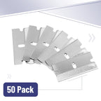 Bates- 50 pc Razor Blades, Flat Scraper Blades, One Edge Razor Blades