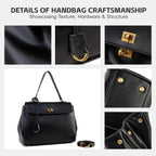 Suede & Leather Tote Bag For Women,Soft Leather Shoulder Handbags For Ladies,Satchel Purse For Travel Work