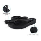 Aerothotic Comfy Arch Support Flip Flops For Women Orthopedic Slip On Sandals