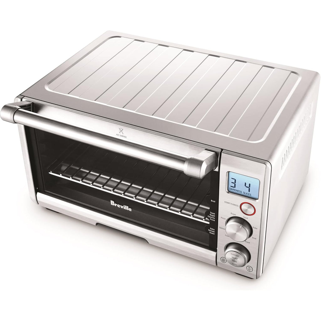Breville Bov650Xl Compact Smart Oven And Countertop Toaster, Small, Brushed Stainless Steel
