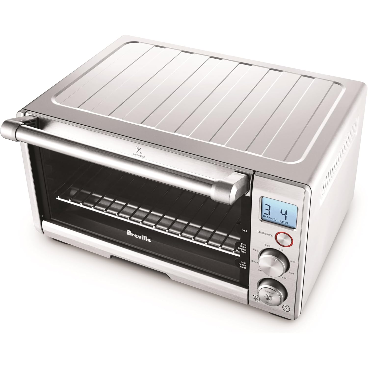 Breville Bov650Xl Compact Smart Oven And Countertop Toaster, Small, Brushed Stainless Steel