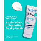 Seaweed Bath Co. Ultra-Hydrating Hand Rescue Moisturizing Cream - Coconut Water Scent - Sustainably Harvested Seaweed, Sea Kelp, Arnica to Soothe Dry, Rough Skin - 2 oz