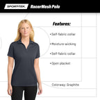 Sport-Tek Women'S Posicharge Racermesh Polo