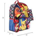 Bioworld, Boys, Youth Five-Piece Backpack Set (Little Kid/Big Kid), Aop, One Size