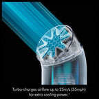 Dyson Hushjet™ Mini Cool Fan (Stone/Blush)