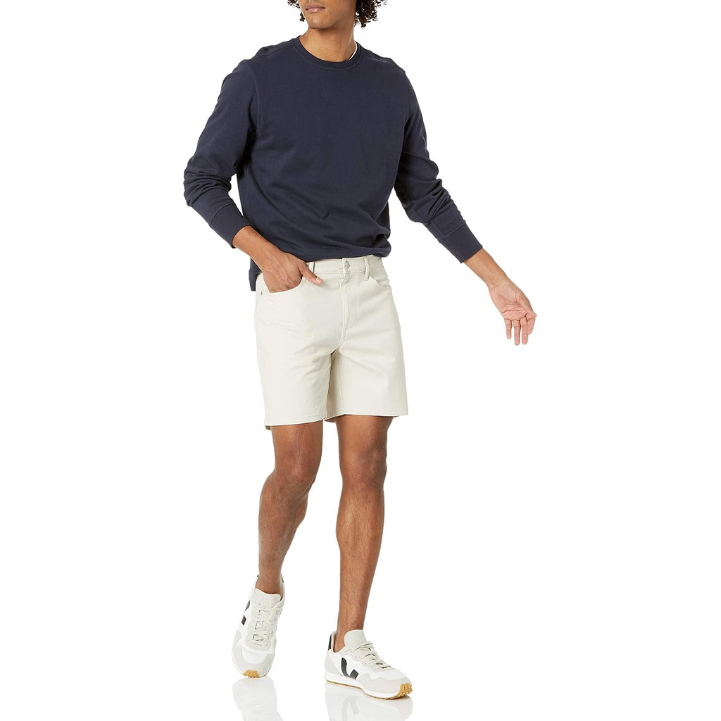 Amazon Essentials Men'S Straight-Fit 7" Inseam Stretch 5-Pocket Shorts