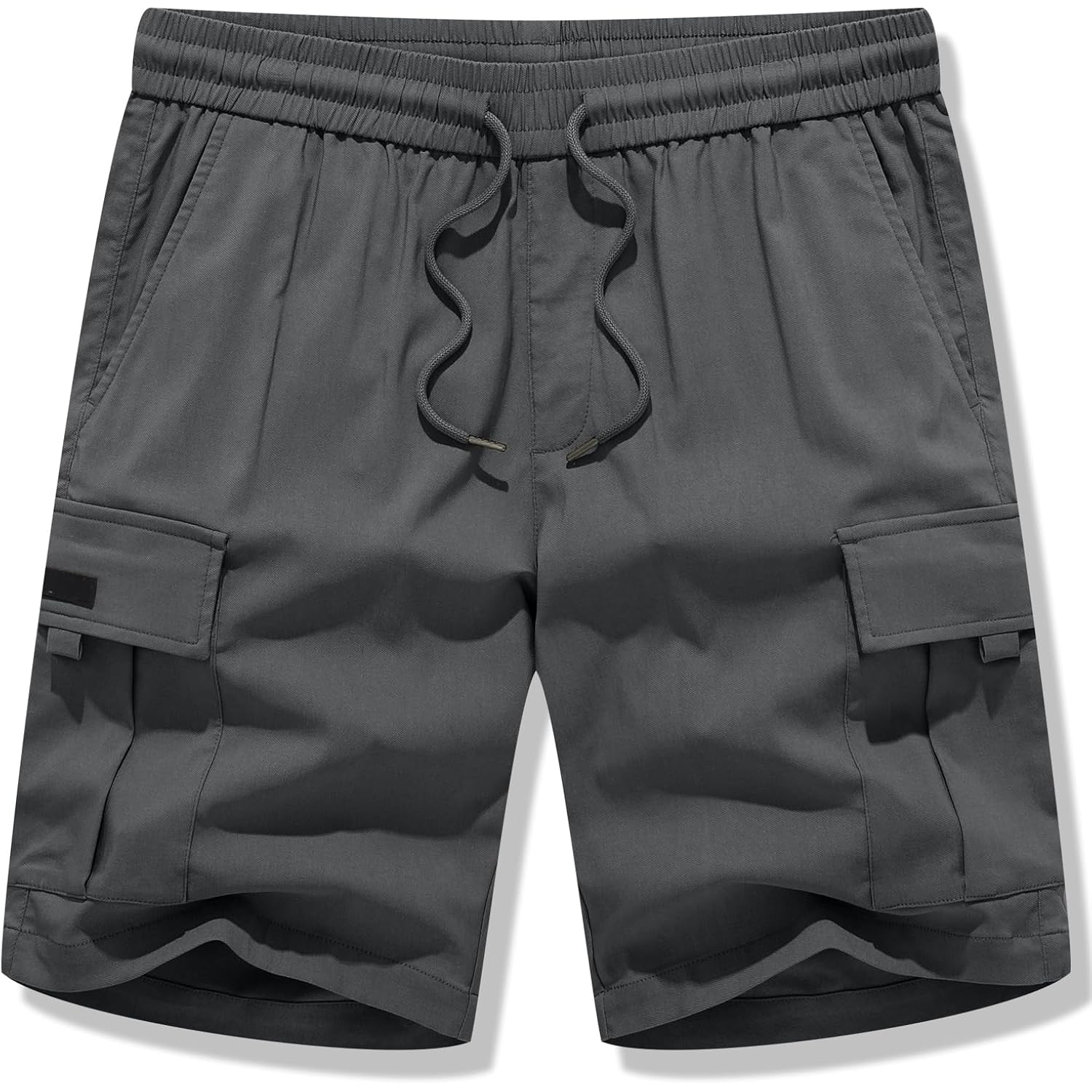 Jmierr Men'S Casual Stretch Cargo Shorts | Drawstring Elastic Waist, Multi Pockets, Summer Work Short, Classic