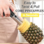 Pineapple Corer, [Upgraded, Reinforced, Thicker Blade] Newness Premium Pineapple Corer Remover, Stainless Steel Pineapple Core Remover Tool For Home & Kitchen With Sharp Blade For Diced Fruit Rings