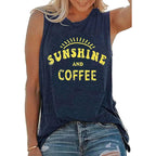 Womens Tank Tops Summer T Shirts Sleeveless Casual Loose Tunic Blouses 2026 A Deep Blue