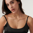 Pearl Necklace for Women- 14K Gold-plated/White Gold-plated Dainty Pearl Necklace for Women