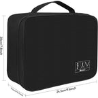 Barber Tools Bag Barber Case Hair Tools Travel Bag Clipper Guard Holder For Clippers And Supplies Hair Cutting Scissors Storage Bag Portable Clipper Storage Holder Organizer For Hair Cutting (Black)